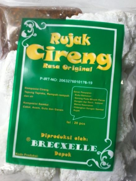 Jual rujak cireng brecxelle untuk reseller di Bekasi WA 0895327802167