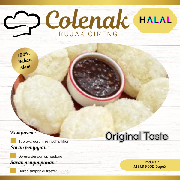 Agen rujak cireng colenak di Depok WA 0895327802167